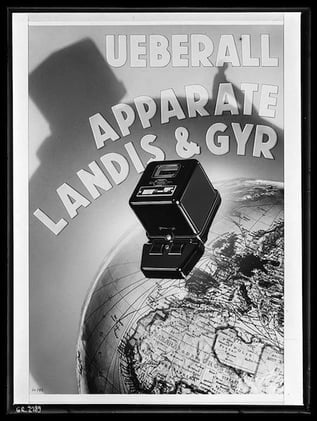 Überall Apparate Landis & Gyr, 1935 (© Archiv für Zeitgeschichte, Firmenarchiv Landis & Gyr)